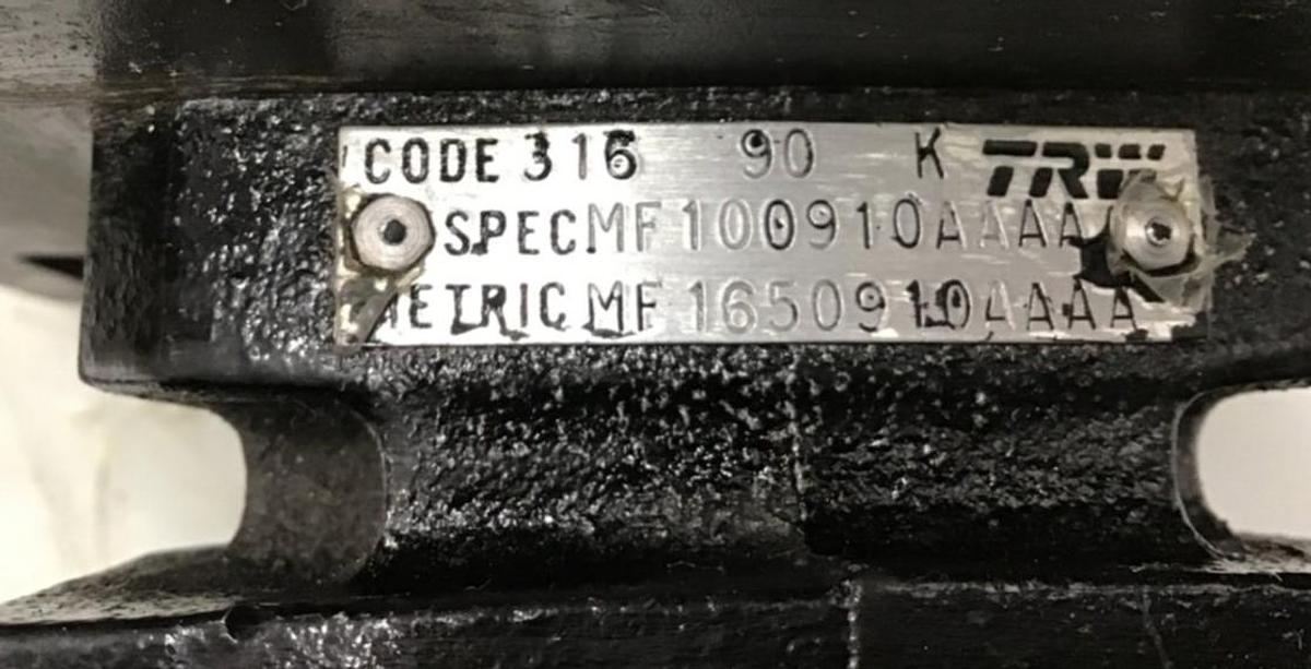 Used TRW Die Height Hydraulic Motor MF100910AAAA USED
