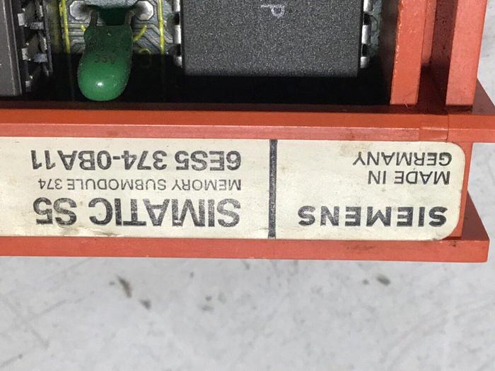 Used SIEMENS / VAN DORN SIMATIC S5 Memory 6ES5 374-0BA11 #112231