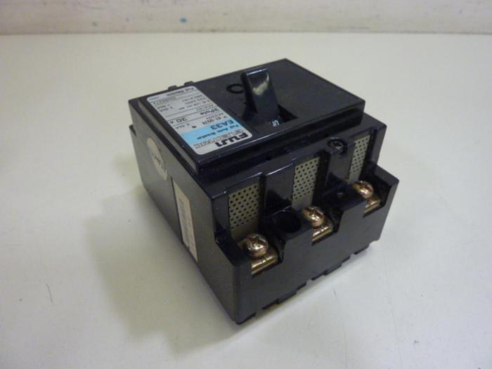 Used FUJI ELECTRIC 30 Amp Circuit Breaker EA33-30 #66969