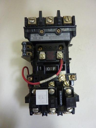 Used ALLEN BRADLEY Starter 509-BOD SER B W25 #67427