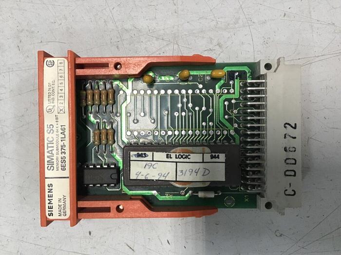 Used SIEMENS SIMATIC S5 Memory Submodule 6ES5 375-1LA61 #89545