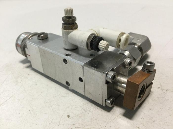 Used MUSASHI ELECTRIC KEIKI Pneumatic Dispenser Valve NCV-15 #108029