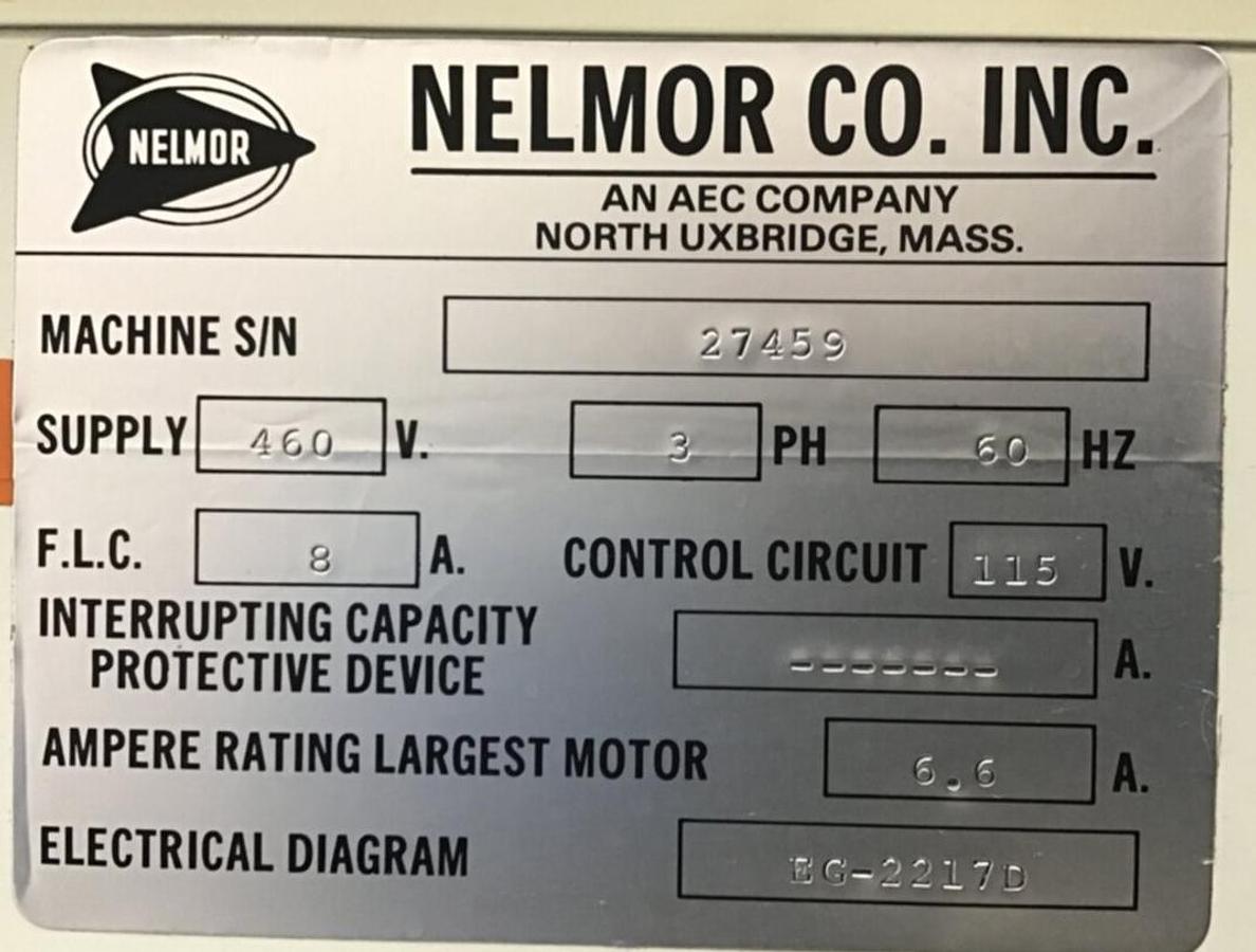 Used NELMOR 5 HP Grinder Granulator RG810M1 Used