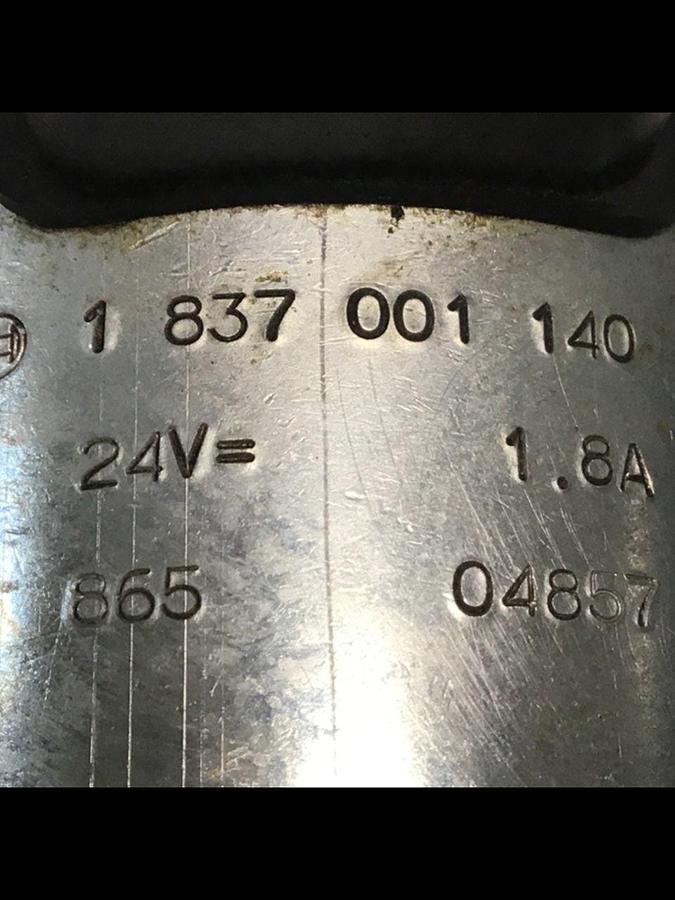 Used BOSCH Valve 081WV10P1V1001WS024/00D51 Used