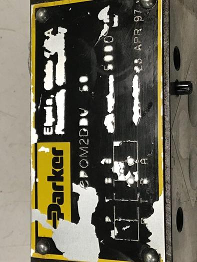 Used PARKER Hydraulic Valve CPOM2DDV50 #121968