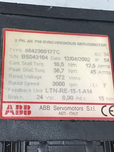 Used ABB AC PM Servomotor 8642309177C / SM Used