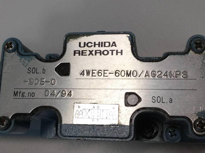 Used REXROTH Uchida Valve 4WE6E60M0/AG24NPS9050 #97629