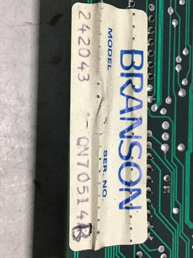 Used BRANSON Circuit Board 242043 #140062