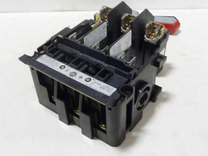 Used ALLEN BRADLEY 30 Amp Disconnect Switch 1494V-DS30 SER A #57398