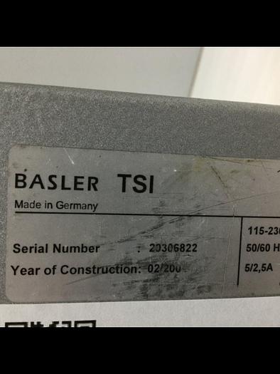 Used BASLER TSI DVD/CD Inspection Device TSI CONTROL #104887