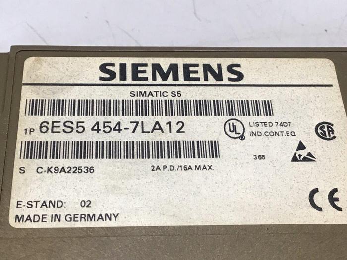 Used SIEMENS Digital Output Module 6ES5 454-7LA12 #139280