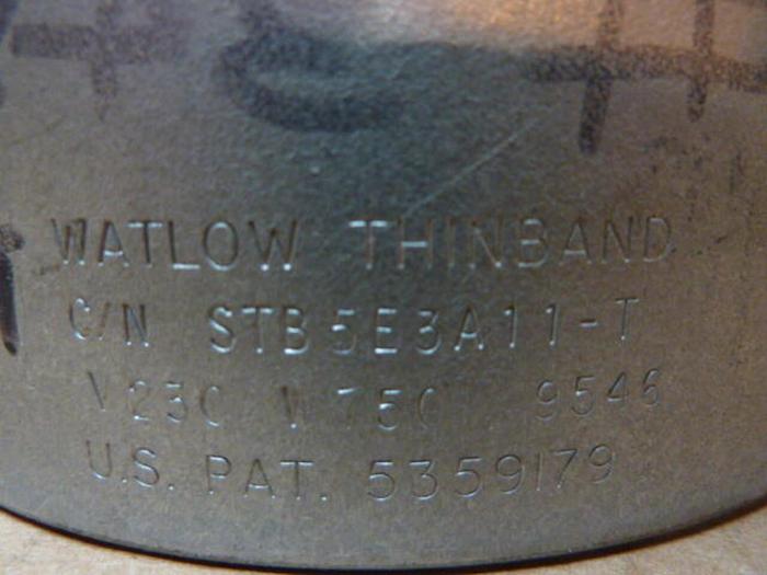 WATLOW 750 Watt Heater Band STB5E3A11-T #26884