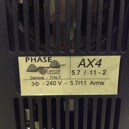 Used PHASE MOTION CONTROL Brushless Motor Control AX4 AX-4 USED