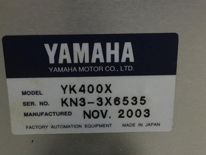 Used YAMAHA High Speed Scara Robot YK400X Used