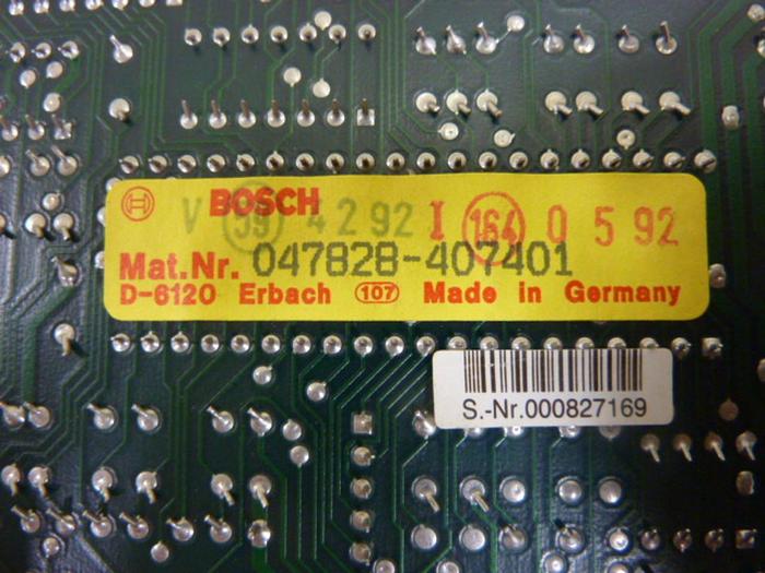 Used BOSCH Circuit Board 047828407401 #51080