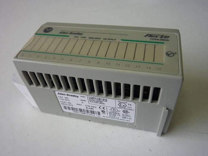 Used ALLEN BRADLEY I/O Module 1794-OB16 SER A #50502