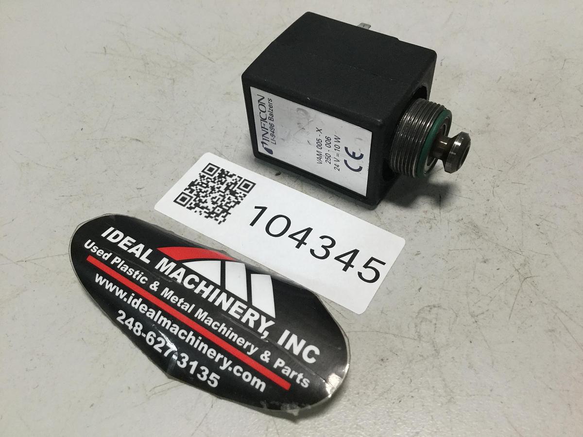Used INFICON Solenoid Valve VAM005-X LI-9496 BALZERS USED