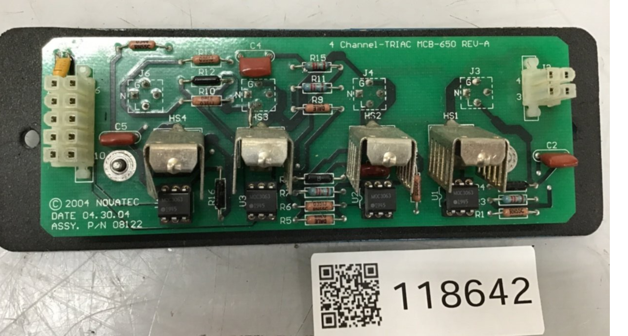 Used NOVATEC Circuit Board MCB-650 USED
