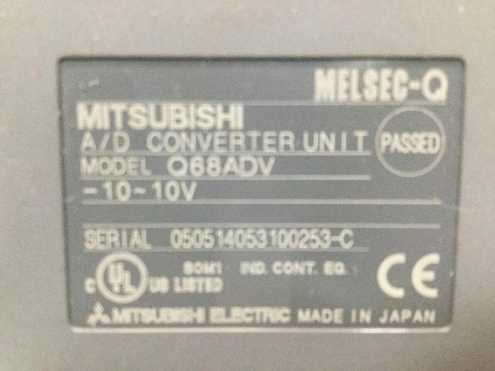 Used MITSUBISHI A/D Converter Module Q68ADV #100720