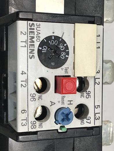 Used SIEMENS Overload Relay 3UA60 00-2X 80-110A #104590