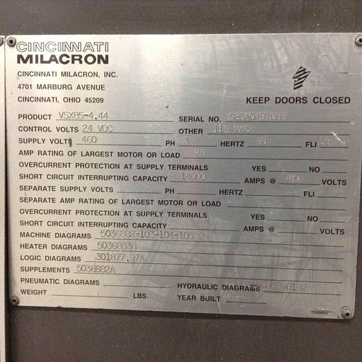 Used GENERAL ELECTRIC 3.00 kVA Transformer 9T51B0013 #84341