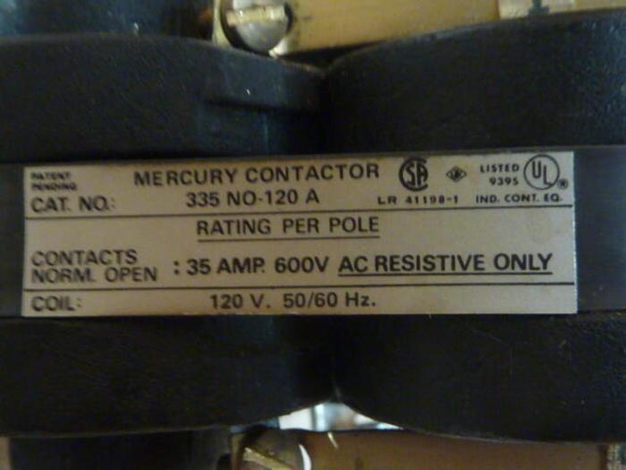 Used MDI Contactor 335NO-120A #31608