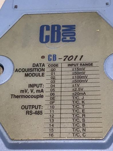 Used CB-COM Data Acquisition CB-7011 #126758