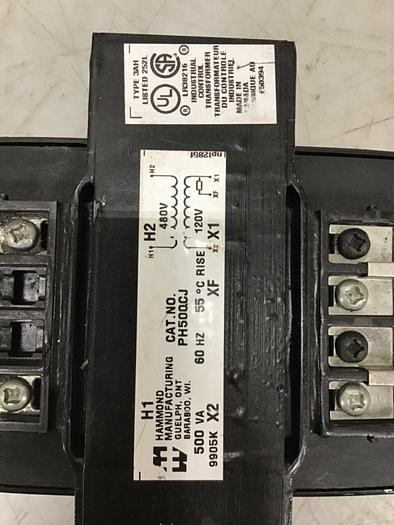 Used HAMMOND 0.5 kVA Transformer PH50QCJ #130131