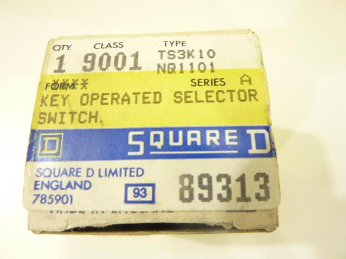 SQUARE D Selector Switch 9001-TS3K10 #43391