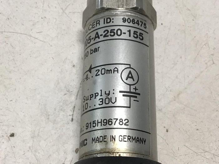 Used HYDAC Pressure Transducer HDA 3705-A-250-155 #130881
