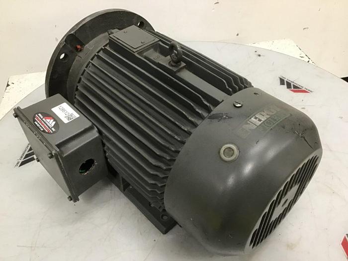Used BROOK CROMPTON 20 HP AC Motor 2424213H-96M #128612