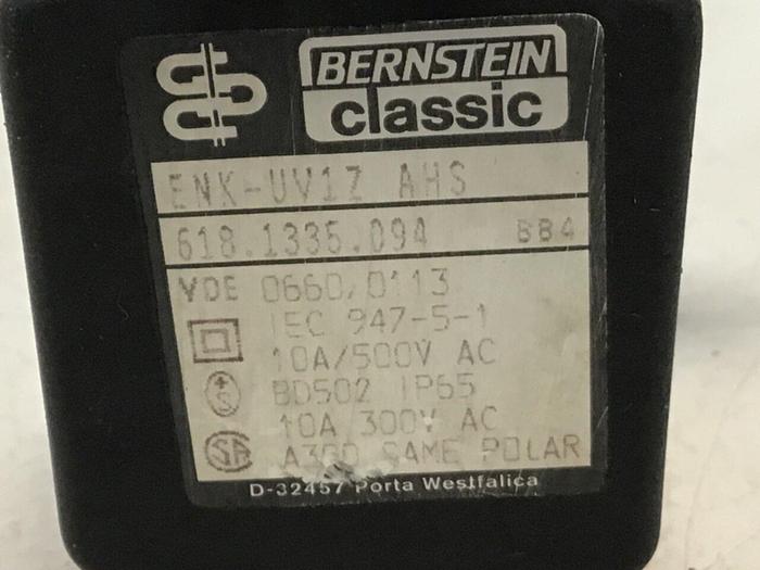 Used BERNSTEIN Limit Switch ENK-UV1Z AHS #121383