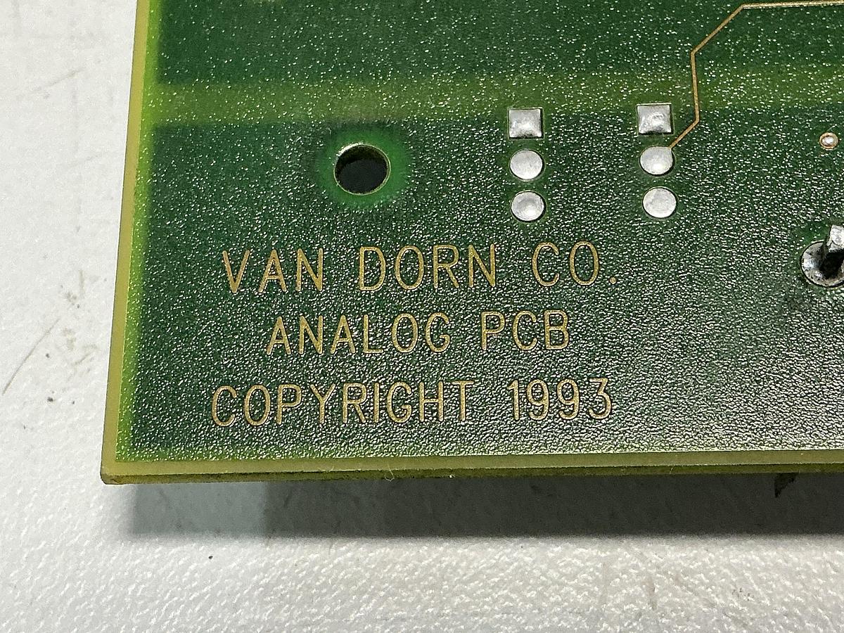 Used VAN DORN 330025 REV-C