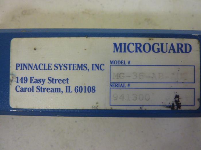 Used PINNACLE SYSTEMS INC Light Curtain MG-36-AB-AUL #59289
