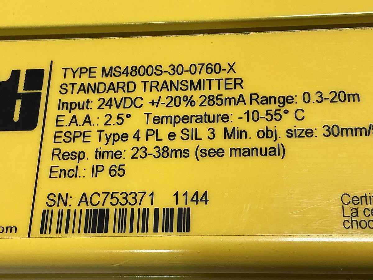 Used OMRON MS4800S-30-0760-X