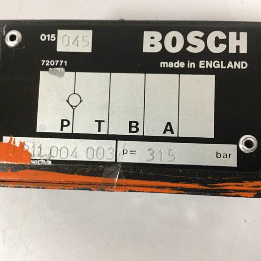 Used BOSCH Valve 0 811 004 003 Used