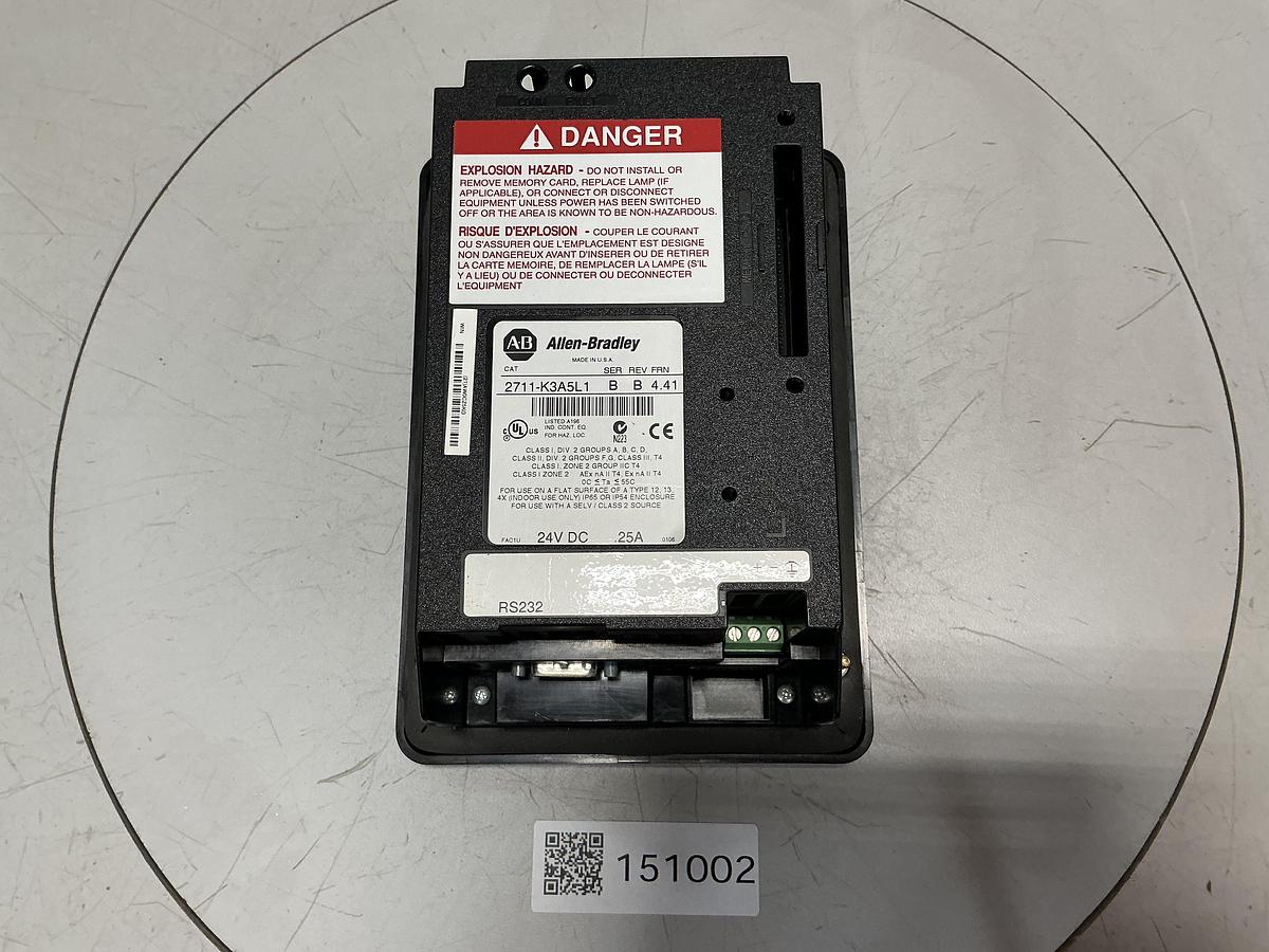 Used ALLEN BRADLEY 2711-K3A5L1