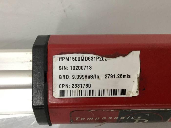 Used TEMPOSONICS INC Linear Transducer RPM1500MD631P202 USED