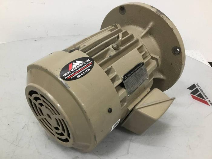 Used MITSUBISHI 3 HP Induction Motor SF-EF #99480