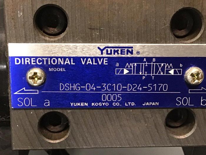 Used YUKEN Valve DSHG-04-3C10-D24-5170 #111874