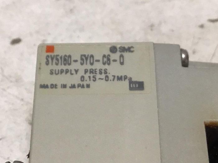 Used SMC Solenoid Valve SY5160-5Y0-C6-0 #124202