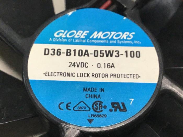 Used GLOBE MOTORS Fan D36-B10A-05W3-100 #113584