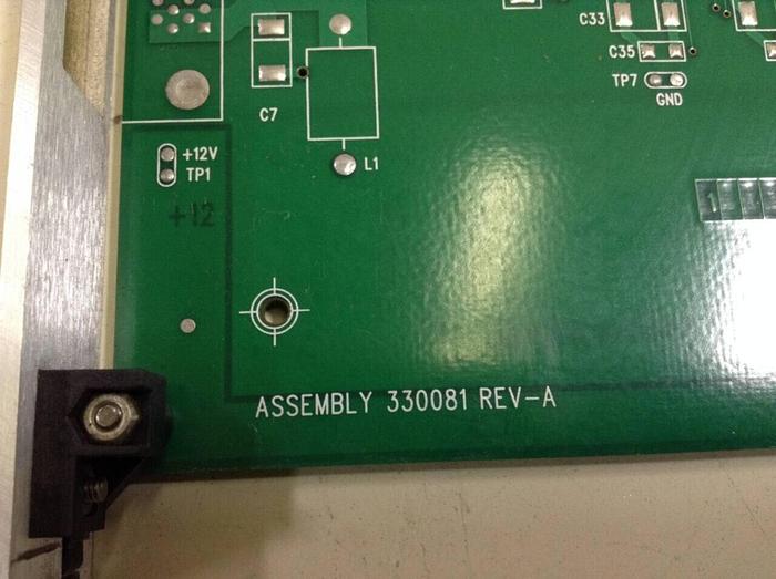 Used VAN DORN Communication Board PC330-081 330-081 Used