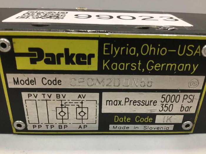 Used PARKER Pilot Operated Check Valve CPOM2DDN55 #99023
