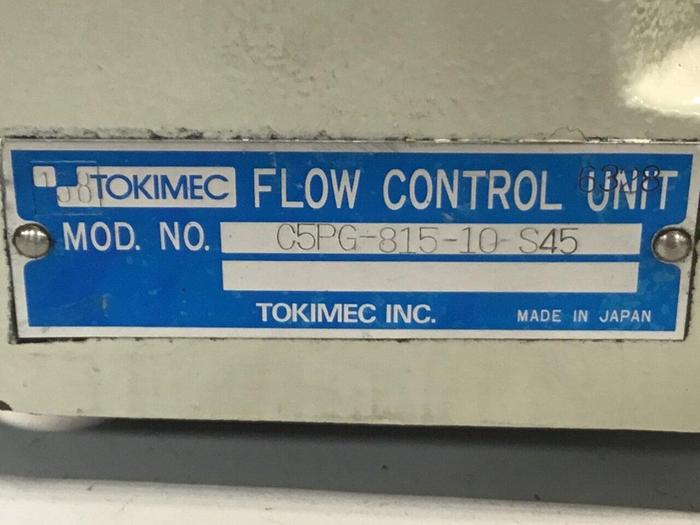 Used TOKIMEC Valve C5PG-815-10-S45 #132927