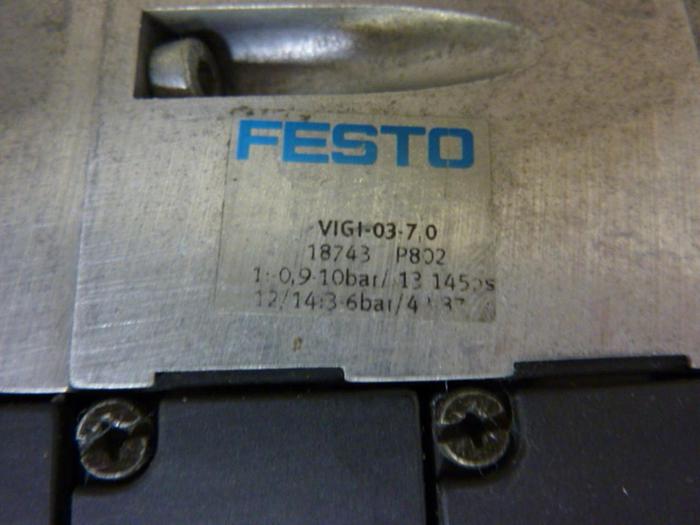 Used FESTO Control Block w/ Valves IFB8-03 #52695
