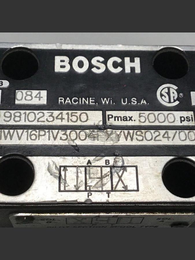 Used BOSCH Valve 081WV16P1V3004FXYWS02400D51 Used