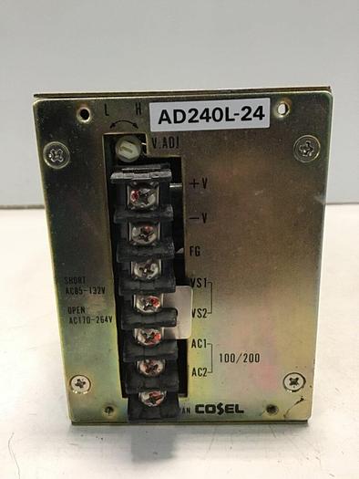 Used COSEL Power Supply AD240L-24 #141784