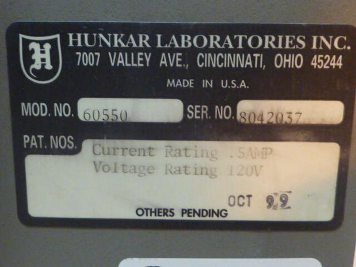 Used HUNKAR LABS Control Panel 60550 Used