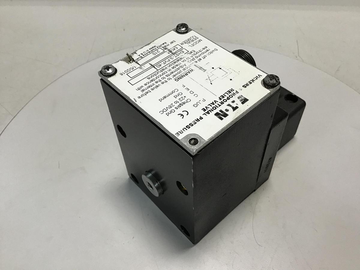 Used EATON VICKERS Pressure Control Valve EHST-3-FVF-40